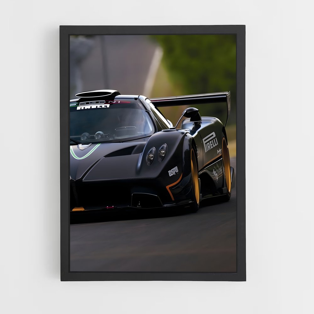 Poster Vitesse Obscure – affiche Pagani (vue 2)